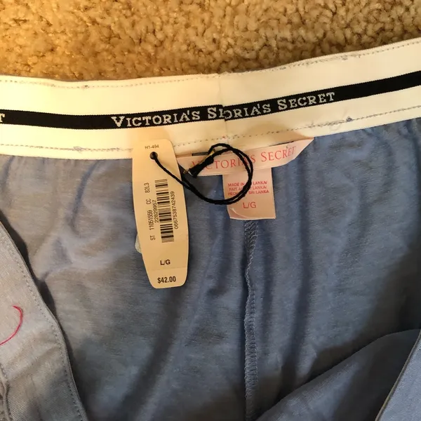 Victoria's Secret Blue pajama joggers never worn - Image 3