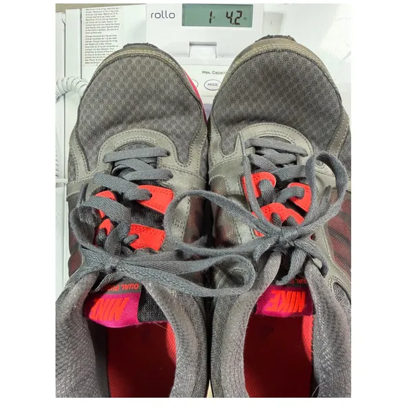 Nike Dual Fusion ST 2 Running Shoes Women's 11 Gray Pink 454240-066 - Image 9