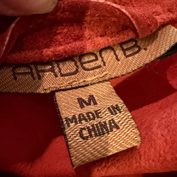 Arden B Vintage Suede Jacket Women Medium Rust Y2K Vintage Boho Western Autumnal - Image 11