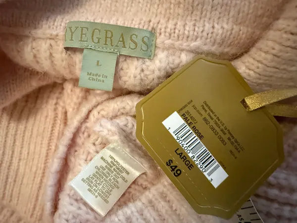 Ryegrass pullover sweater size L Pink Size L - Image 10