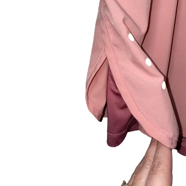 Women's‎ Pink Layered Athletic Running Shorts XL - Image 2