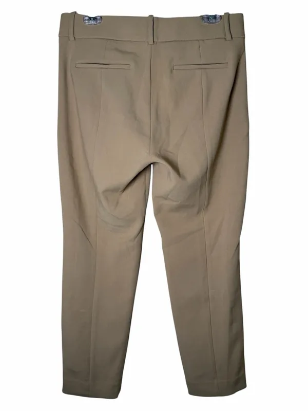 J.Crew Cameron Pants Women’s Sz 8 Tan Khaki Cropped Slim Stretch Ankle Trousers - Image 3