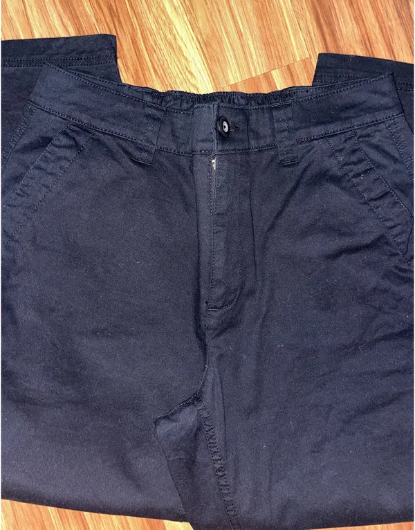 Old Navy OG Chino High-Waisted Black Pants - Image 4