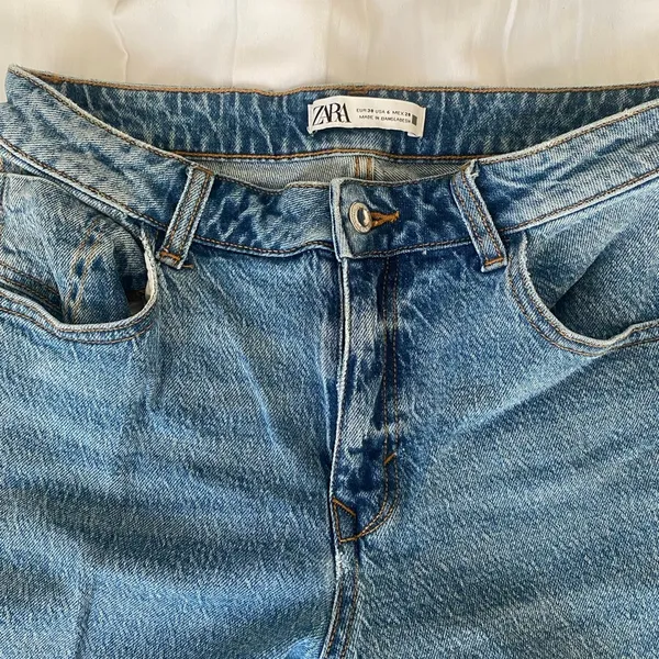 Zara flared ripped jeans - Image 7