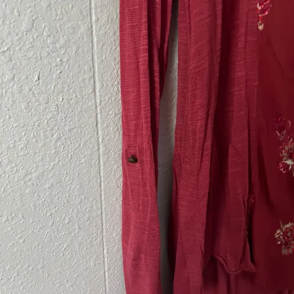 Vintage Lucky Brand Womens Floral Top Large Y2K Grunge Boho Indie Stretch Casual - Image 5