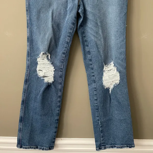 Good American Good Curve Straight Jeans Indigo 337 8/29 - Image 4