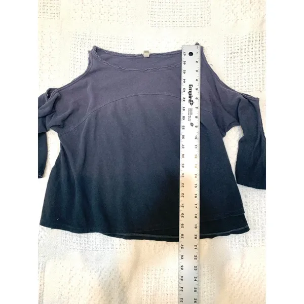 We the Free People XS Lily ombre dip dye cold shoulder tee top TB2 3407 - Image 4