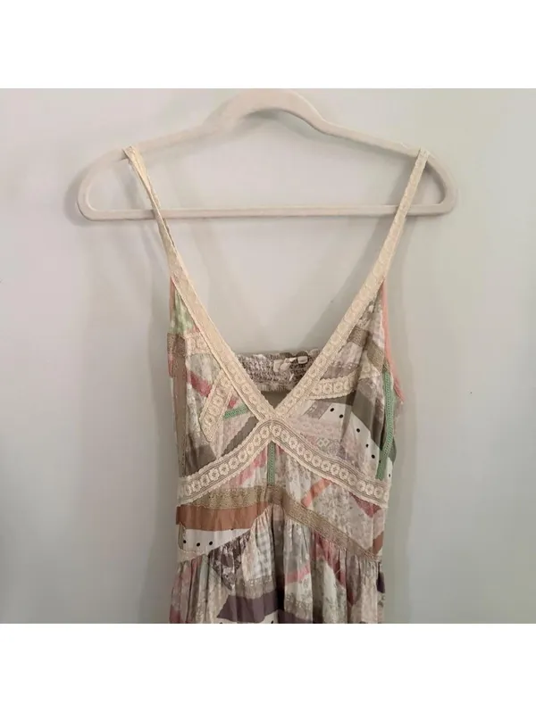 Anthropologie Let Me Be Patchwork Maxi Dress - Image 5