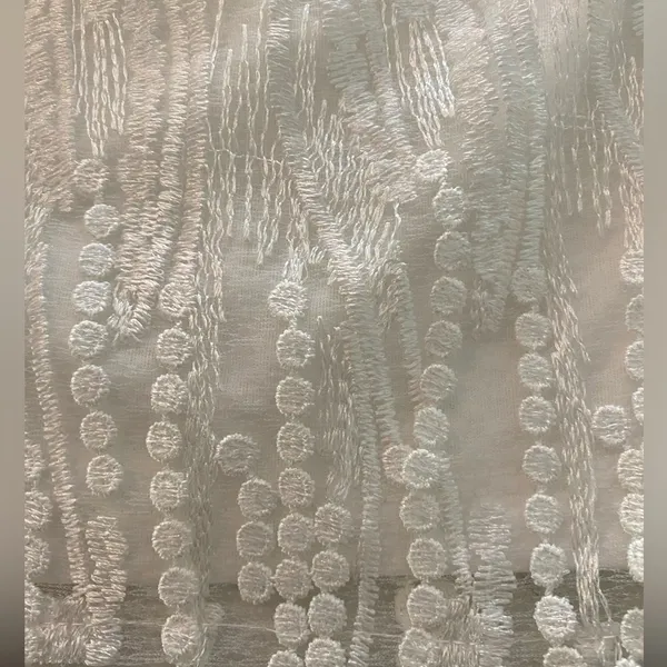 Lulu’s Making Magic White Fringe Lace-Up Mini Homecoming Dress - Image 4