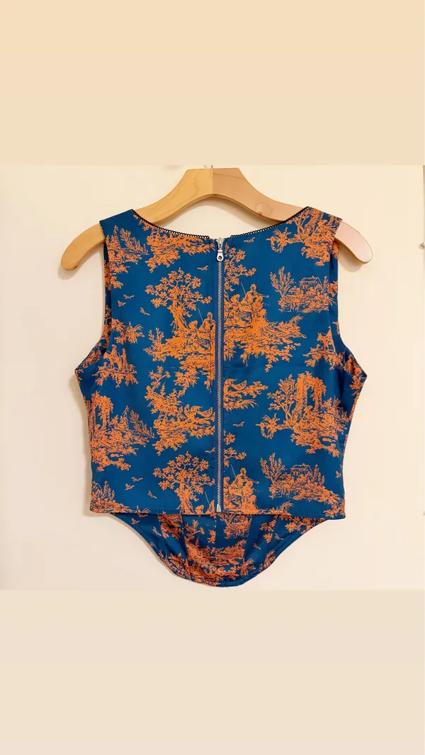 MIAOU | Corset Top in Marmalade Toile size Medium NWT - Image 4