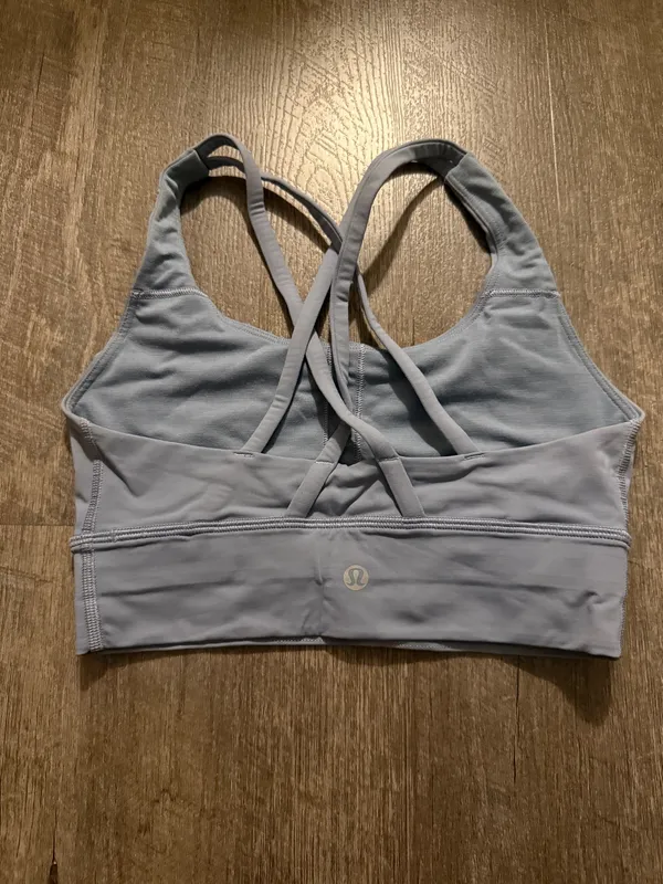 Lululemon light blue longline energy bra - Image 2