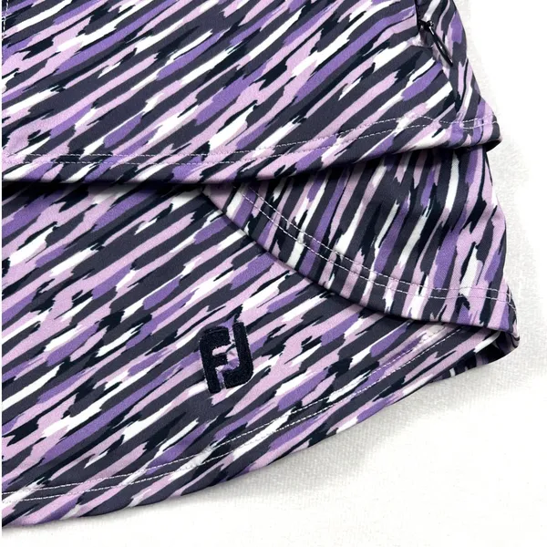FootJoy Golf Skort XS Purple Print Performance Athletic Skirt Country Club EUC - Image 6