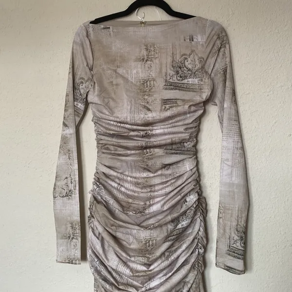 HOUSE‎ OF CB 'Lanetta' Pale Sage Print Maxi Dress NWOT size XS - Image 9