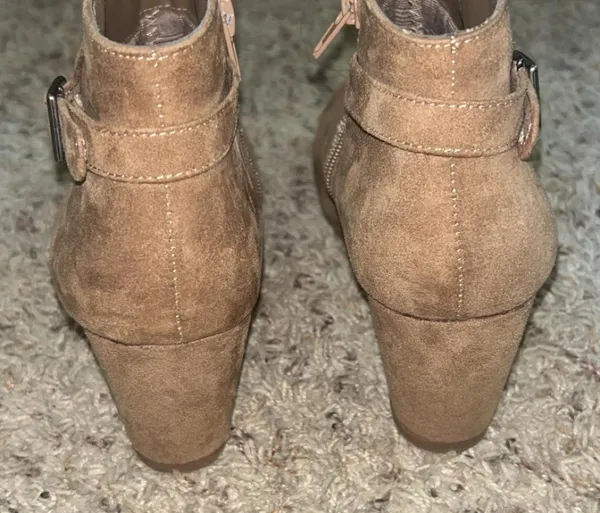 Suede ankle boots Brown Size 9 - Image 3