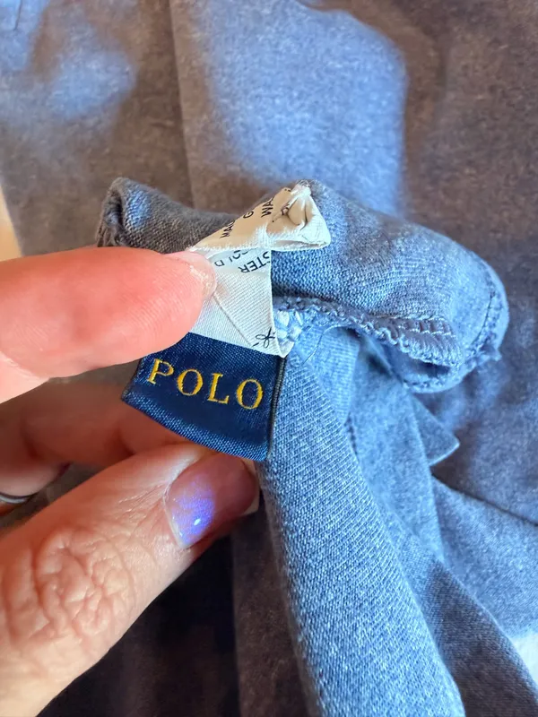 Polo Ralph Lauren Performance Men’s Quarter Zip Pullover Blue Heather Size M - Image 4