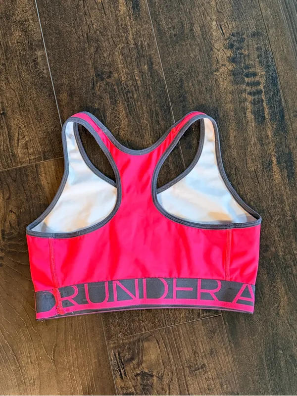 Under Armour Pink Batman Sports Bra - Image 2