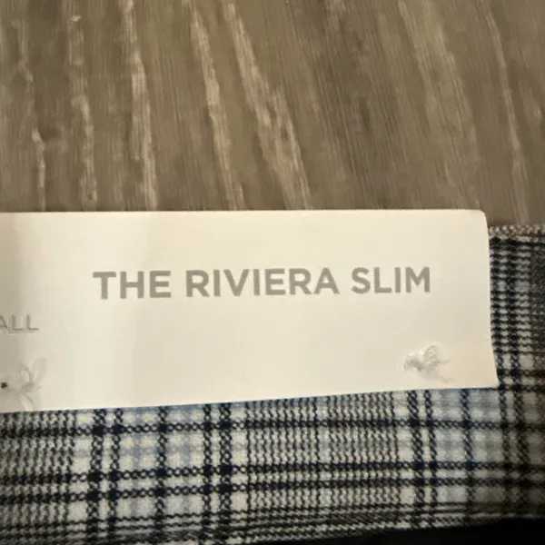 Loft The Riviera Slim plaid pants 6 Tall Work Career Trousers NWT - Image 2