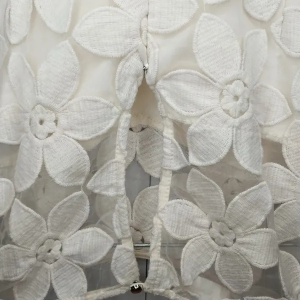 Alter'd State Lucille Eyelet Lace Cottagecore Fit And Flair Pleated Dress Size S - Image 14