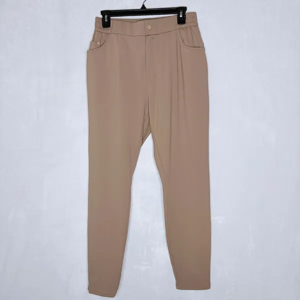Zyia Active Athletic Pants Casual Khaki Joggers - Image 4