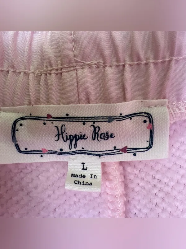Hippie Rose Women’s Ballet Slipper Cozy Sherpa Joggers,Casual Loungewear|Size:L - Image 3