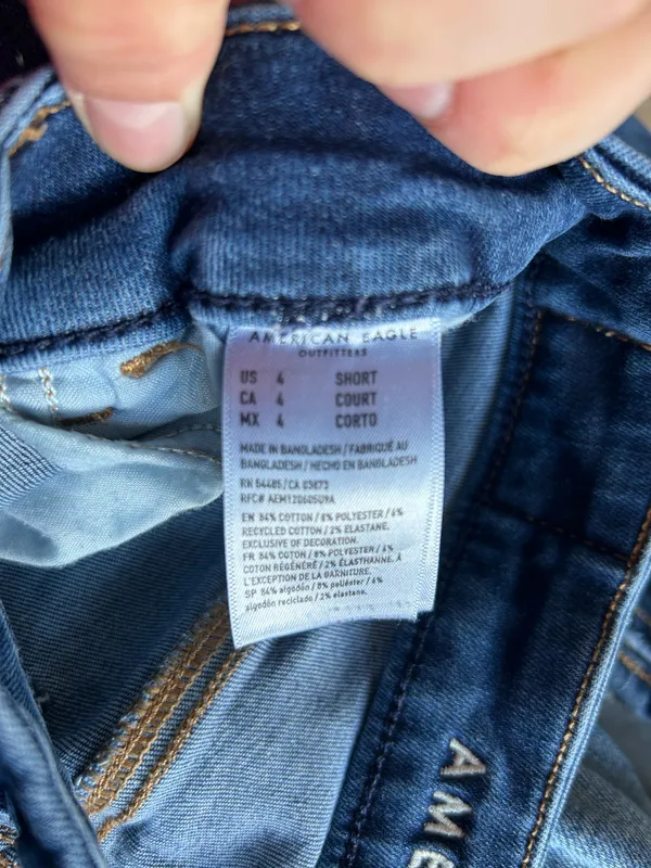American Eagle Next Level Stretch Jeggings Curvy High-Rise - Image 4