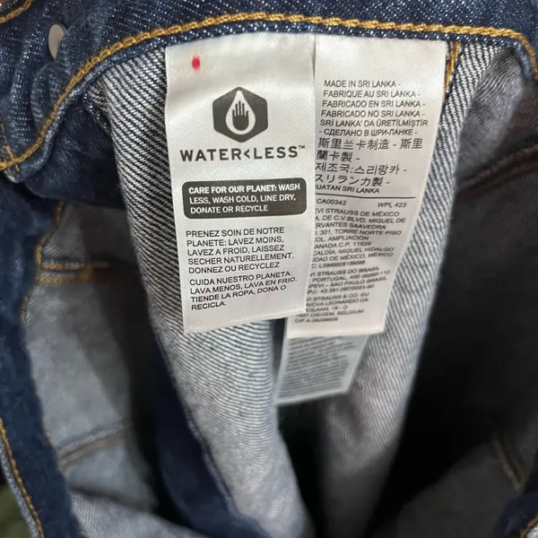 Levi’s‎ Jean skirt button front A-line size 30 - Image 6
