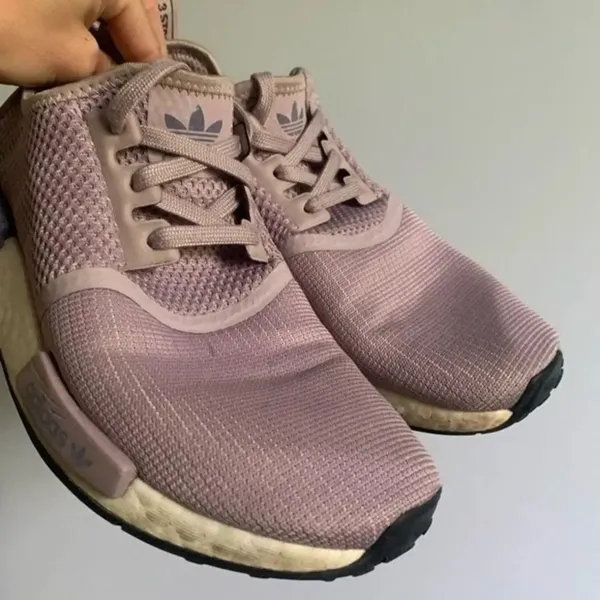 Adidas Boost NMD R1 Athletic Comfy Sneakers Light Purple Lavender Lilac 7.5 8 - Image 8