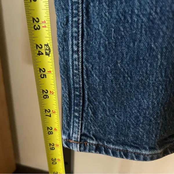 Reformation Liza Ultra High Rise Straight Jeans‎ Organic Cotton Denim Size 23 - Image 7