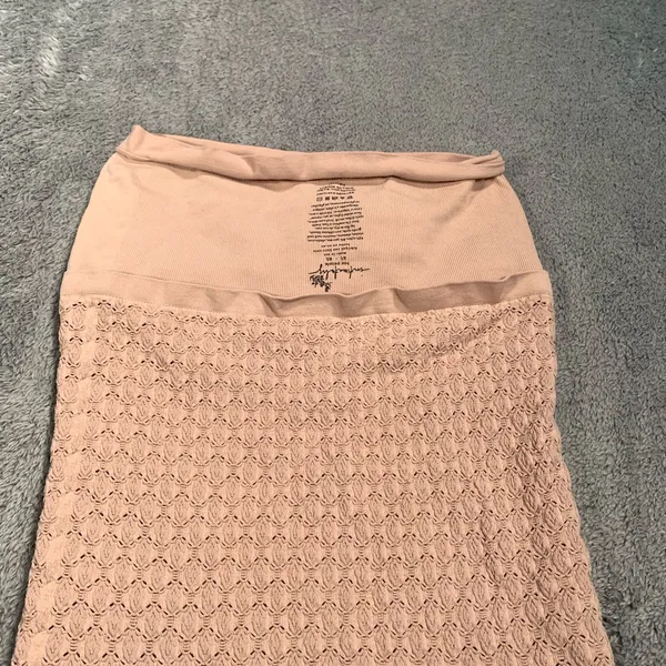 Free People Tube Top in Soft Beige - Image 7
