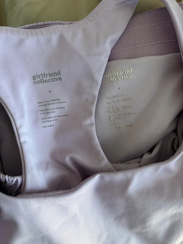 Lilac girlfriend collective Shorts Set Size S - Image 7