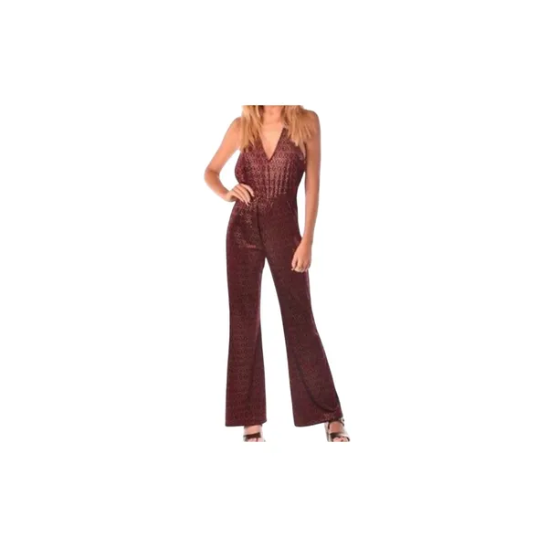 Motel Baby Jumpsuit in Coin Maroon Size Small NWT - Image 2