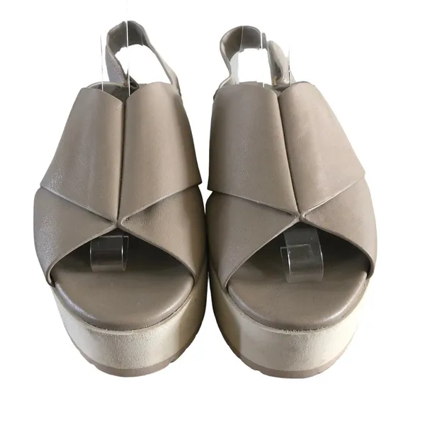 Vince Jenaya‎ Slingback Nude Sport Platform Sandal 10 - Image 4