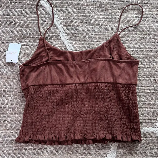 Ultra Flirt Cropped Tank Sz XL - Image 5