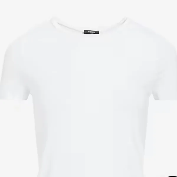 Express Classic White Tee NWT - Image 3