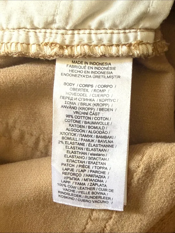 Lauren Ralph Lauren Tan Corduroy‎ Straight Leg Pants 4P Camel Brown Preppy - Image 5