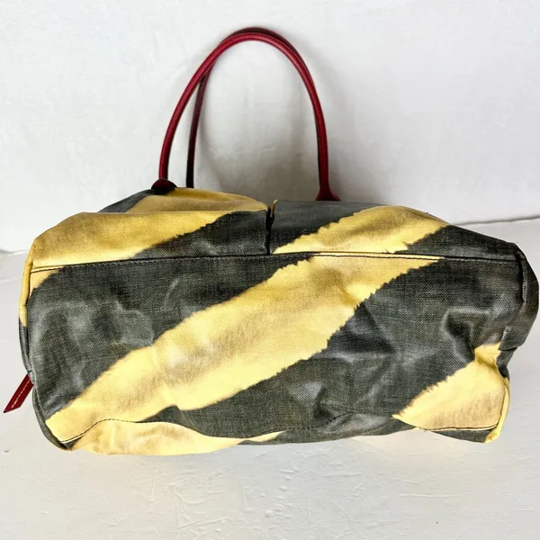 Dooney & Bourke Monza Coated June Shoulder Tote Bag Zebra Print - Image 5