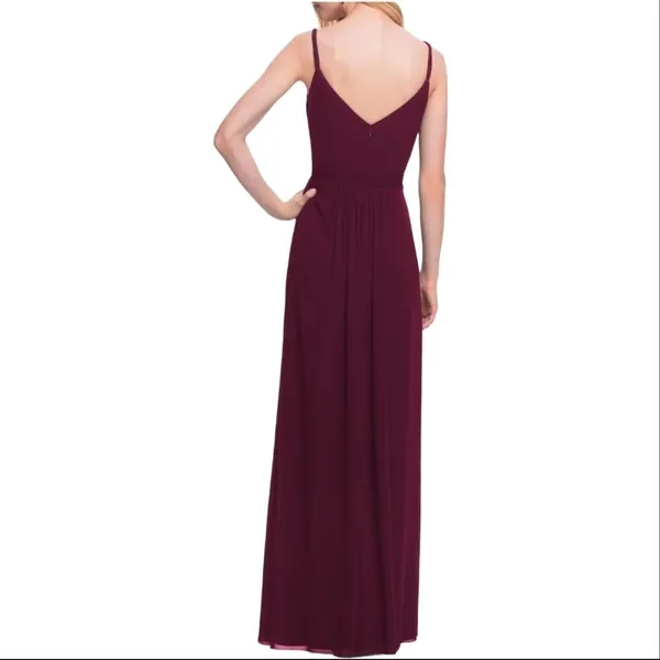 Bill Levkoff Chiffon A Line Gown Size 2 - Image 4