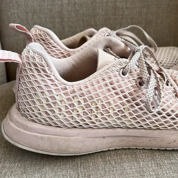 NoBull Baby Pink Knit Runner Shoes - Image 2