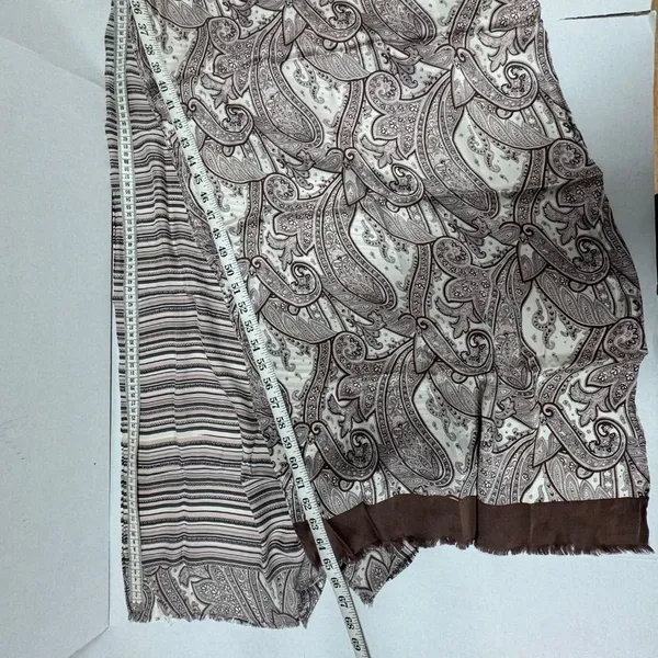 Unisex Italian Paisley Silk Scarf 65" x 19"- NEW - In‎ bags. - Image 5