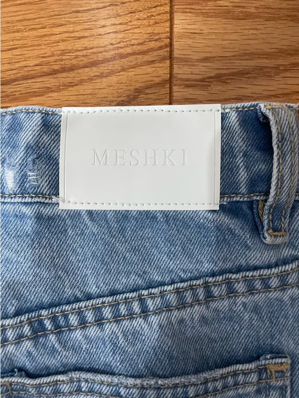 Meshki Denim Jeans Light Blue Mom size AU 7 - Image 3