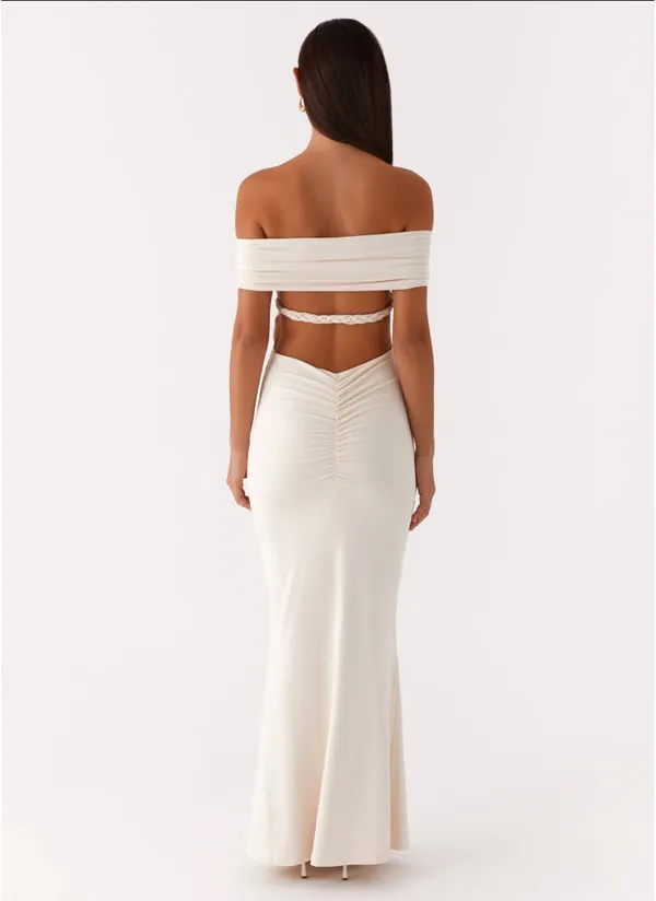 Peppermayo Ivory Maxi Dress - Image 2
