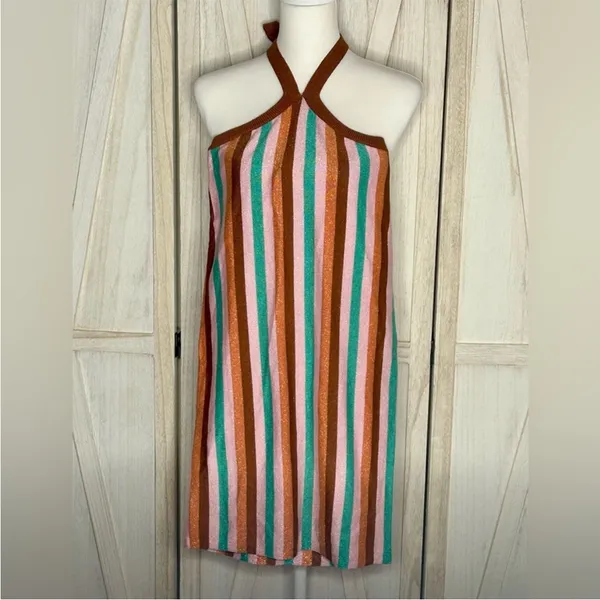 Princess Polly Multicolor Striped Mini Dress bodycon, trendy‎ striped Y2K - Image 2