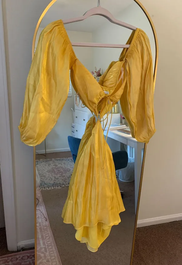 Revolve Satin Mini Dress - Image 2