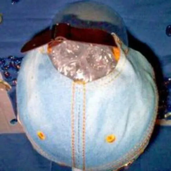ASHLEY 26 INT Cotton Floral Crystal Accent Thule Needle Denim Statement Ball Cap - Image 9
