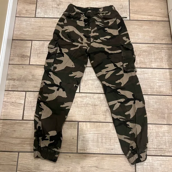 Cargo Army Pants Camouflage Pants High Waist Cargo Pants Track Pants Joggers Harem Pants Leggings - Image 4