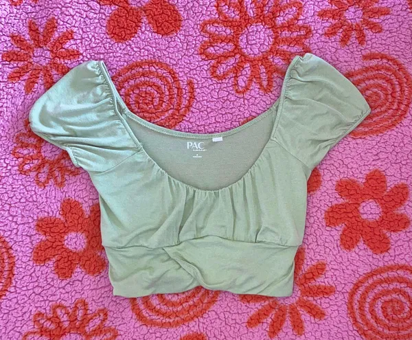 PacSun Like Green Crop Top - Image 2