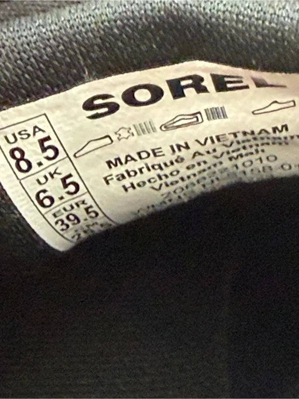 Sorel Women's Out N About IV Low Women's Waterproof Sneaker 8.5 Black Gum 2 $100 - Image 5
