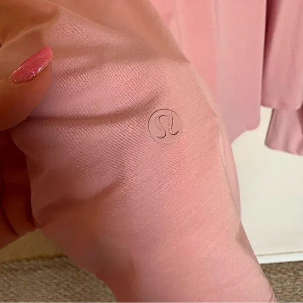 Lululemon Modal Relaxed Fit Lounge Long Sleeve NWT SZ 6 Pink Haze - Image 4