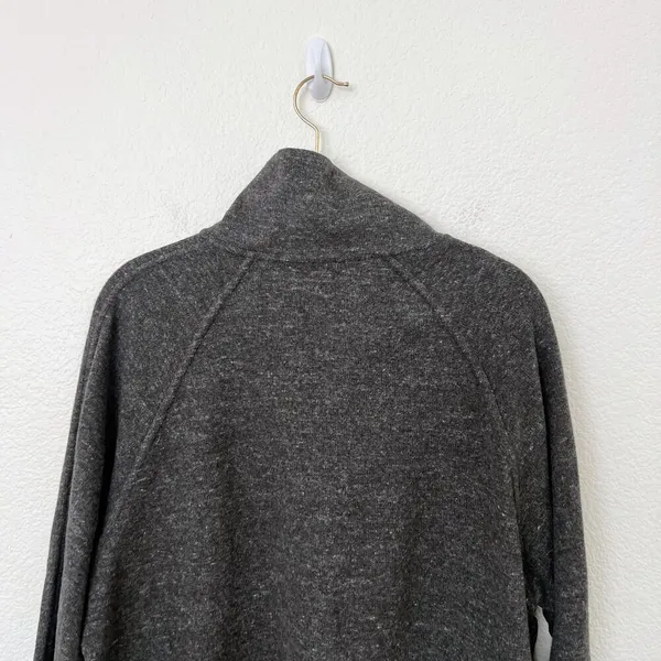 [Nike] Charcoal Heathered Gray Therma-FIT 1/2 Zip Pullover Training Top Sz Large - Image 4