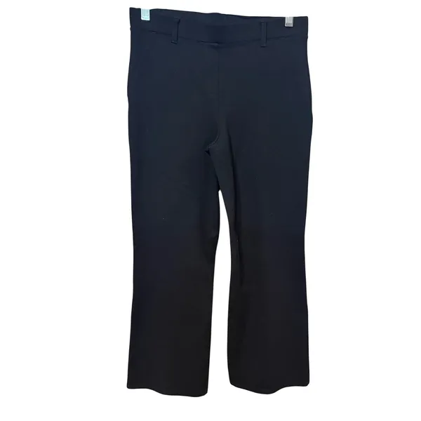 Quince Ultra-Stretch Ponte Bootcut Pants Black Size Small Petite - Image 2